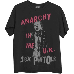 Sex Pistols - Anarchy In The Uk Bl T-Shirt in the group MERCHANDISE / T-shirt / Punk at Bengans Skivbutik AB (5566340r)