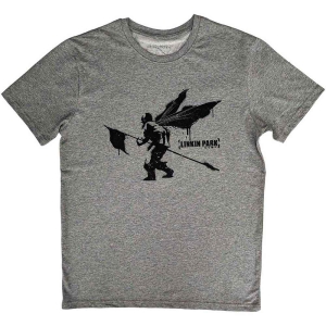 Linkin Park - Street Soldier Uni Grey T-Shirt in the group MERCHANDISE / T-shirt / Pop-Rock at Bengans Skivbutik AB (5566715r)