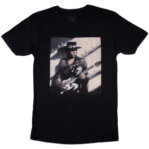 Stevie Ray Vaughan - Texas Flood Album Cover Bl T-Shirt in the group MERCHANDISE / T-shirt / Nyheter / Blues at Bengans Skivbutik AB (5567012r)