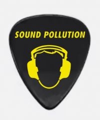 Sound Pollution - Plektrum / Pick Black - Sp Logo in the group MERCHANDISE / Accessoarer / Nyheter / Hårdrock at Bengans Skivbutik AB (5567030)