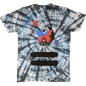 Ed Sheeran - Yin & Yang Butterfly Wht Dip-Dye T-Shirt in the group MERCHANDISE / T-shirt / Pop-Rock at Bengans Skivbutik AB (5567277r)