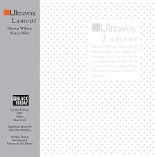 Ultravox - Lament in the group OUR PICKS / Record Store Day / RSD BF 2024 at Bengans Skivbutik AB (5568030)