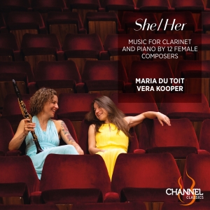 Maria Du Toit Vera Kooper - She/Her - Music For Clarinet & Pian in the group CD / Upcoming releases / Classical at Bengans Skivbutik AB (5568452)