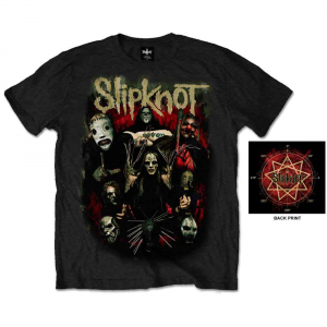 Slipknot - Come Play Dying Back Print Uni Bl T-Shir in the group MERCHANDISE / T-shirt / Hårdrock,Pop-Rock at Bengans Skivbutik AB (5569279r)