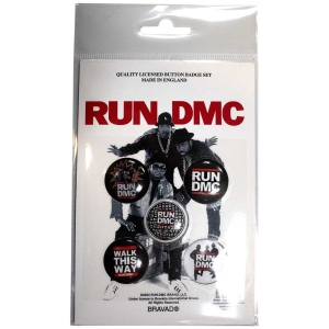Run Dmc - Walk This Way Button Badge Pack in the group MERCHANDISE / Pin-Button Badge / Hip Hop-Rap at Bengans Skivbutik AB (5569300)