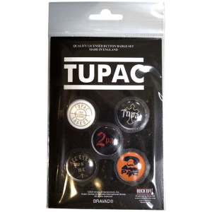 Tupac - All Eyez On Me Button Badge Pack in the group MERCHANDISE / Pin-Button Badge / Hip Hop-Rap at Bengans Skivbutik AB (5569302)