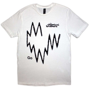 The Chemical Brothers - Go Uni Wht T-Shirt in the group MERCHANDISE / T-shirt / Elektroniskt at Bengans Skivbutik AB (5569303r)