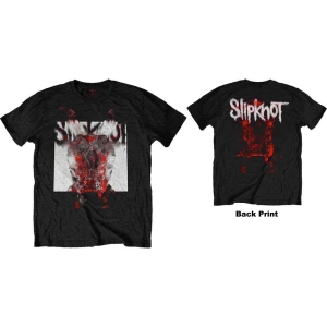 Slipknot - Devil Single - Logo Blur Uni Bl T-Shirt in the group MERCHANDISE / T-shirt / Heavy Metal at Bengans Skivbutik AB (5569964r)