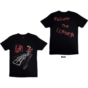 Korn - Follow The Leader Hopscotch Uni Bl in the group MERCHANDISE / T-shirt / Hårdrock at Bengans Skivbutik AB (5570042r)