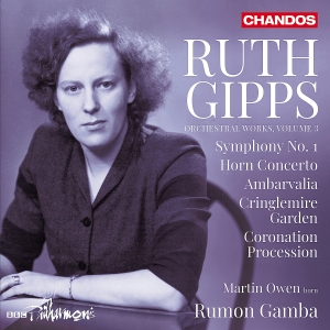 Martin Owen Bbc Philharmonic Rumo - Gipps: Orchestral Works, Vol. 3 in the group OTHER / Övrigt /  at Bengans Skivbutik AB (5570591)