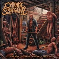 Carnal Savagery - Graveworms, Cadavers, Coffins And B in the group VINYL / Upcoming releases / Hårdrock at Bengans Skivbutik AB (5570623)