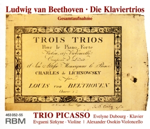 Trio Picasso - Ludwig Van Beethoven - Piano Trios in the group OUR PICKS / Christmas gift tip CD at Bengans Skivbutik AB (5570711)