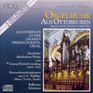Jan Overduin - Organ Music From Ottobeuren in the group CD / Klassiskt at Bengans Skivbutik AB (5573879)