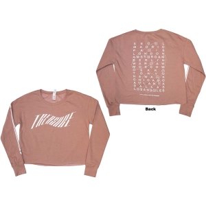 Ateez  - Sweatshirt Small Uni: Fellowship Map The Treasure Crop (Back Print & Ex-Tour) (Small) in the group MERCHANDISE / T-shirt / Nyheter / K-Pop at Bengans Skivbutik AB (5574326)