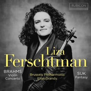 Liza Ferschtman & Brussels Philharmonic & Elias Grandy - Brahms: Violin Concerto / Suk: Fantasy Op. 24 in the group OTHER / Övrigt / at Bengans Skivbutik AB (5574857)