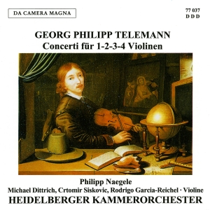 Telemann G P - Concertos For 1-2-3-4 Violins in the group OUR PICKS / Christmas gift tip CD at Bengans Skivbutik AB (5574980)