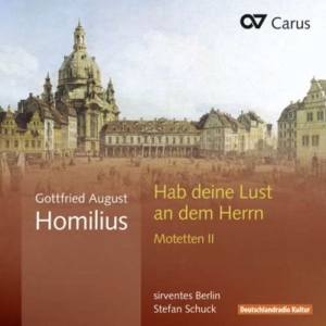 Homilius - Gottfried August Homilius - Motets in the group CD / Klassiskt at Bengans Skivbutik AB (5575089)