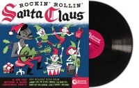 Various Artists - Rockin Rollin Santa Claus (Black Vi in the group VINYL / New releases / Julmusik at Bengans Skivbutik AB (5575384)