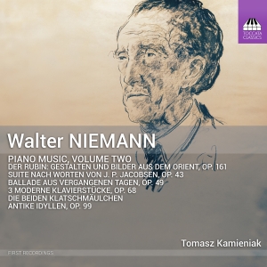 Walter Niemann - Piano Music, Vol. 1 in the group CD / Upcoming releases / Classical at Bengans Skivbutik AB (5575425)