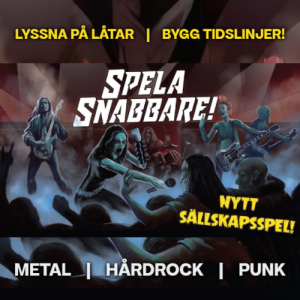 Spela Snabbare! in the group MERCHANDISE / Merch / Hårdrock at Bengans Skivbutik AB (5576826)