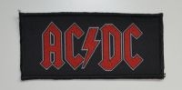 Ac/Dc - Patch Red Logo (4,4 X 9,7 Cm) in the group MERCHANDISE / Accessoarer / Hårdrock at Bengans Skivbutik AB (5577290)