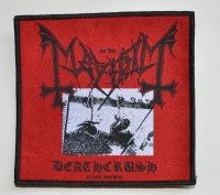 Mayhem - Patch Deathcrush  (10,3 X 9,8 Cm) in the group MERCHANDISE / Accessoarer / Hårdrock at Bengans Skivbutik AB (5577307)