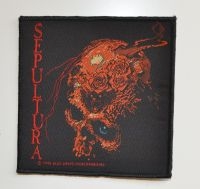 Sepultura - Patch Beneath The Remains (10,2 X 1 in the group MERCHANDISE / Accessoarer / Hårdrock at Bengans Skivbutik AB (5577314)