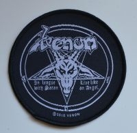 Venom - Patch In League With Satan (9,5 X 9 in the group MERCHANDISE / Accessoarer / Hårdrock at Bengans Skivbutik AB (5577320)