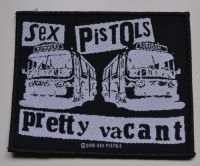 Sex Pistols - Patch Pretty Vacant (10,2 X 8,4 Cm) in the group MERCHANDISE / Accessoarer / Pop-Rock at Bengans Skivbutik AB (5577338)