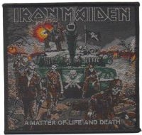 Iron Maiden - Patch A Matter Of Life And Death  ( in the group MERCHANDISE / Accessoarer / Hårdrock at Bengans Skivbutik AB (5577346)