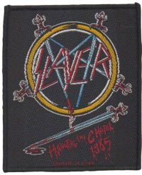 Slayer - Patch Haunting The Chapel (10 X 10, in the group MERCHANDISE / Accessoarer / Hårdrock at Bengans Skivbutik AB (5577348)