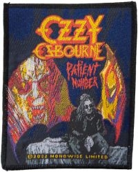 Ozzy Osbourne - Patch Patient No 9 (9,9 X 7,8 Cm) in the group MERCHANDISE / Accessoarer / Hårdrock at Bengans Skivbutik AB (5577364)