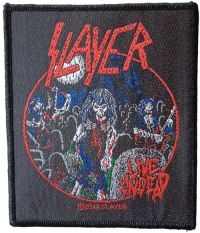 Slayer - Patch Live Undead (10,2 X 8,7 Cm) in the group MERCHANDISE / Accessoarer / Hårdrock at Bengans Skivbutik AB (5577380)