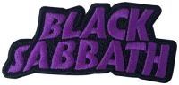 Black Sabbath - Patch Cut-Out Wavy Logo (3,7 X 8,1 in the group MERCHANDISE / Accessoarer / Hårdrock at Bengans Skivbutik AB (5577393)