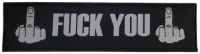 Fuck You - Patch Superstripe (5,1 X 19,5 Cm) in the group MERCHANDISE / Accessoarer / Hårdrock at Bengans Skivbutik AB (5577408)