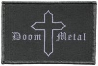 Doom Metal - Patch Doom Metal (6,8 X 10,1 Cm) in the group MERCHANDISE / Accessoarer / Hårdrock at Bengans Skivbutik AB (5577411)