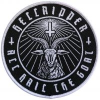 Hellripper - Patch Goatmaster White (9 Cm) in the group MERCHANDISE / Accessoarer / Kommande / Hårdrock at Bengans Skivbutik AB (5577456)