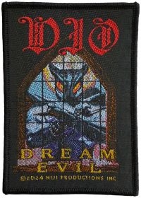 Dio - Patch Dream Evil (10 X 7,1 Cm) in the group MERCHANDISE / Accessoarer / Kommande / Hårdrock at Bengans Skivbutik AB (5577522)