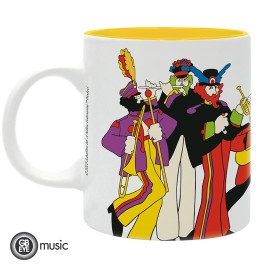 The Beatles - Yellow Sub Band Mug 320 Ml in the group MERCHANDISE / Merch / Pop-Rock at Bengans Skivbutik AB (5577875)