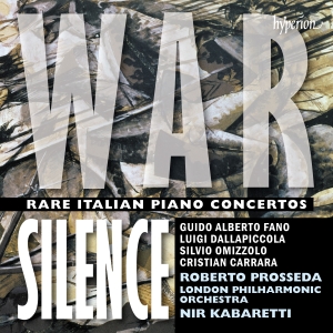 Roberto Prosseda London Philharmon - War Silence - Rare Italian Piano Co in the group CD / Upcoming releases / Classical at Bengans Skivbutik AB (5578443)