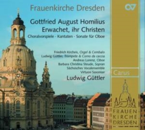 Homilius - Choral Preludes/Cantatas/Oboe Sonat in the group CD / Klassiskt at Bengans Skivbutik AB (5579294)