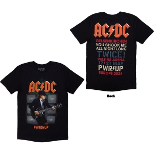 Ac/Dc - Pwrd Up Gelsenkirchen 24 Uni Bl T-Shirt in the group MERCHANDISE / T-shirt / Heavy Metal at Bengans Skivbutik AB (5581030)