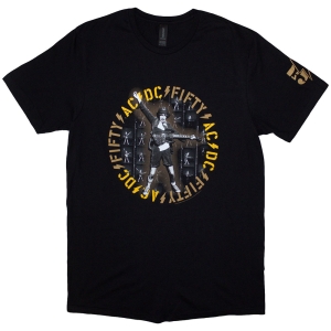 Ac/Dc - Fifty Angus Repeat Uni Bl T-Shirt in the group MERCHANDISE / T-shirt / Heavy Metal at Bengans Skivbutik AB (5581203r)