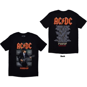 Ac/Dc - Angus Soundwall Eu Tour 24 Uni Bl T-Shirt in the group MERCHANDISE / T-shirt / Heavy Metal at Bengans Skivbutik AB (5581204r)