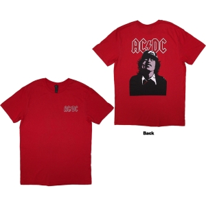 Ac/Dc - Mini Logo / Lock Up Your Daughters Uni Red T-Shirt in the group MERCHANDISE / T-shirt / Heavy Metal at Bengans Skivbutik AB (5581218r)
