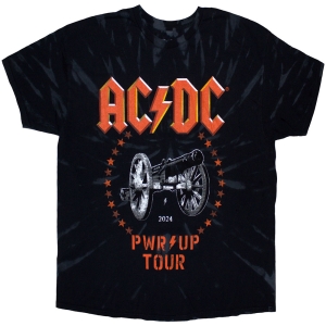 Ac/Dc - Pwr Up Tour 24 Cannon Uni Bl Dip-Dye T-Shirt in the group MERCHANDISE / T-shirt / Heavy Metal at Bengans Skivbutik AB (5581222r)