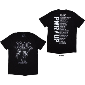 Ac/Dc - Pwrd Up B&W Photo Uni Bl T-Shirt in the group MERCHANDISE / T-shirt / Heavy Metal at Bengans Skivbutik AB (5581225r)