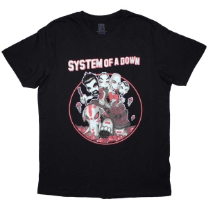 System Of A Down - Mushroom People Uni Bl T-Shirt in the group MERCHANDISE / T-shirt / Heavy Metal at Bengans Skivbutik AB (5581255r)