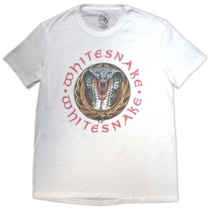 Whitesnake - Donnington Snake Uni Wht T-Shirt in the group MERCHANDISE / T-shirt / Heavy Metal at Bengans Skivbutik AB (5581257r)