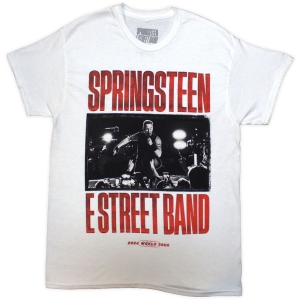 Bruce Springsteen - Tour 24 E-Street Band Uni Wht T-Shirt in the group Minishops / Bruce Springsteen / springsteen-merch at Bengans Skivbutik AB (5581580r)
